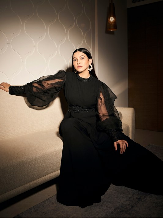 Guauhar Khan in Nerissa Jumpsuit