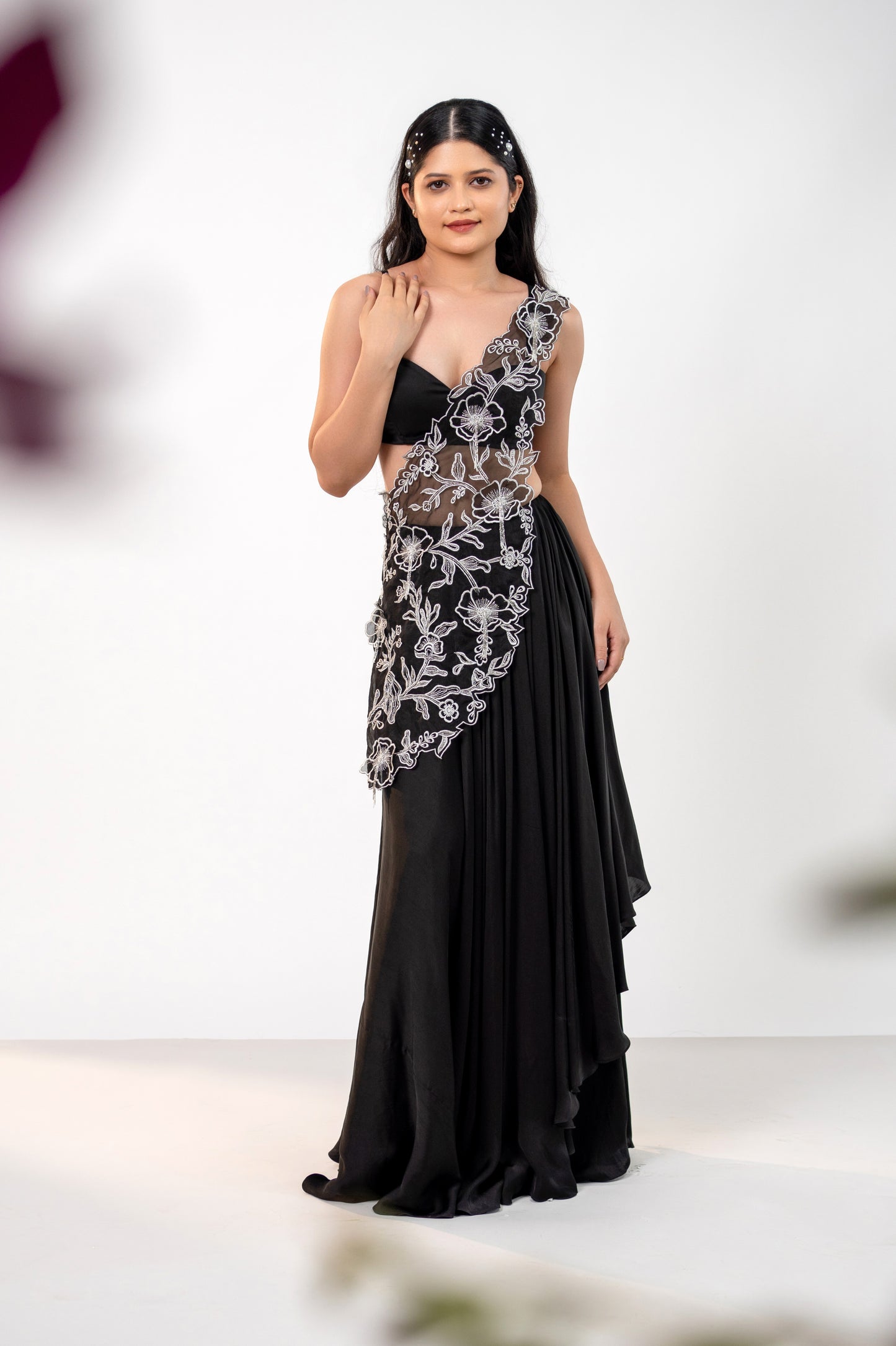 Midnight Bloom Drape Set