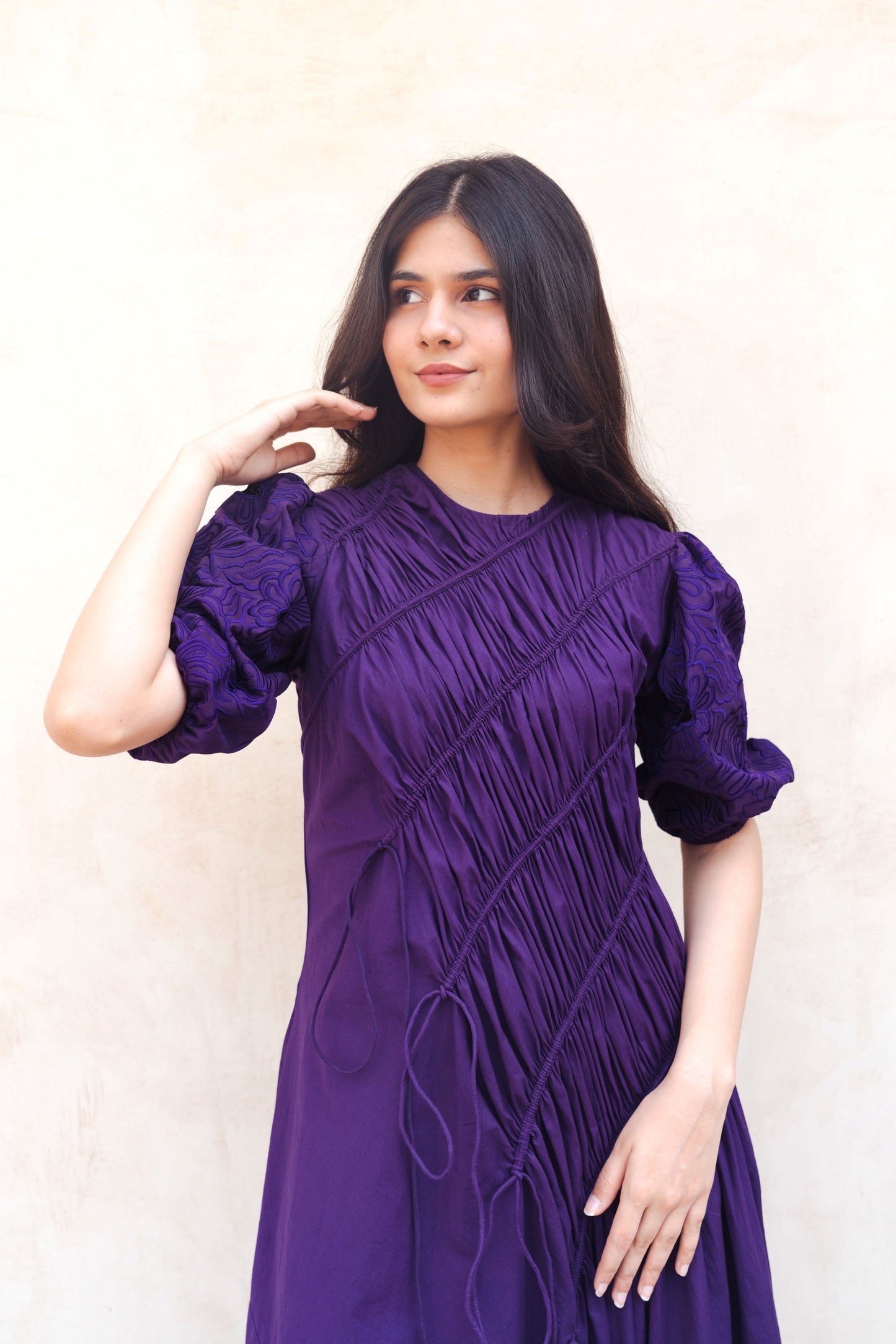 Purple String Dress