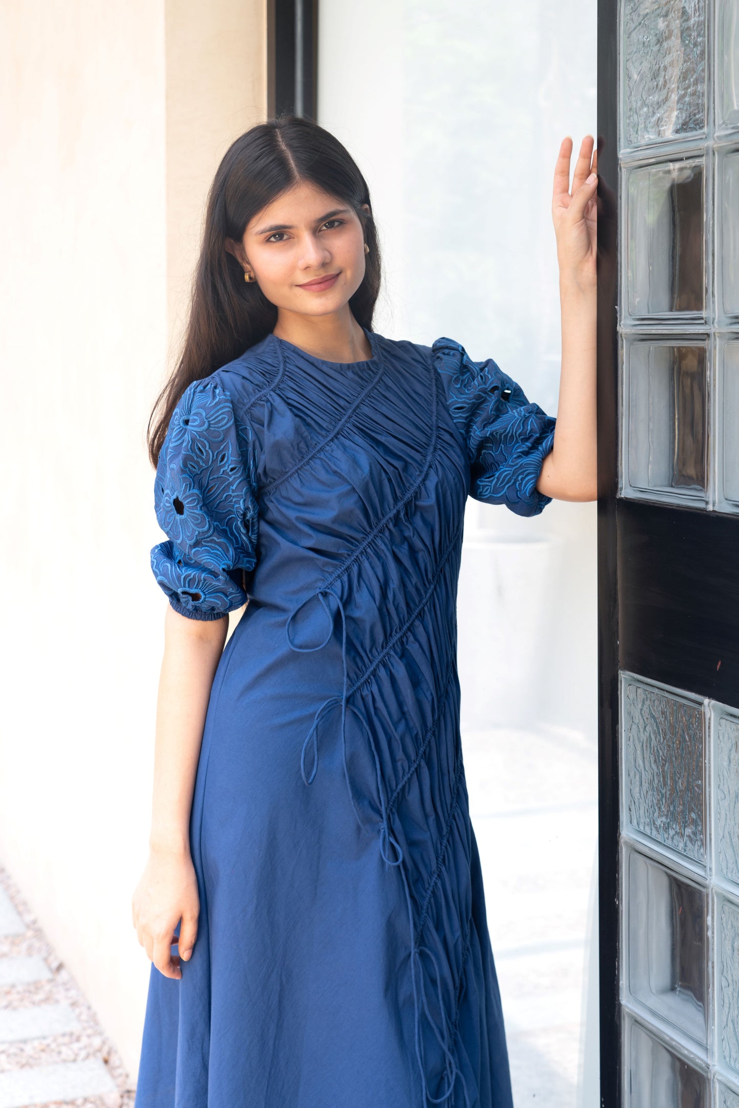 Blue String Dress