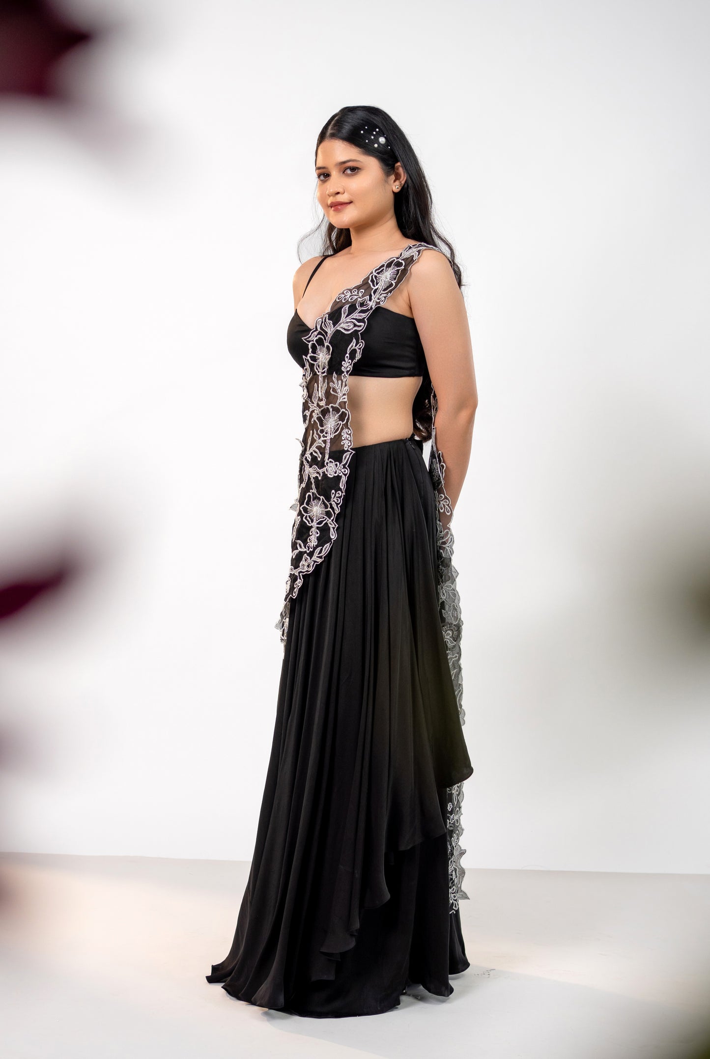 Midnight Bloom Drape Set