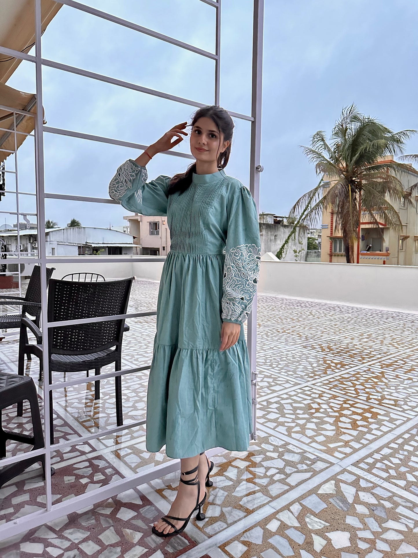 Sky Blue Summer Dress