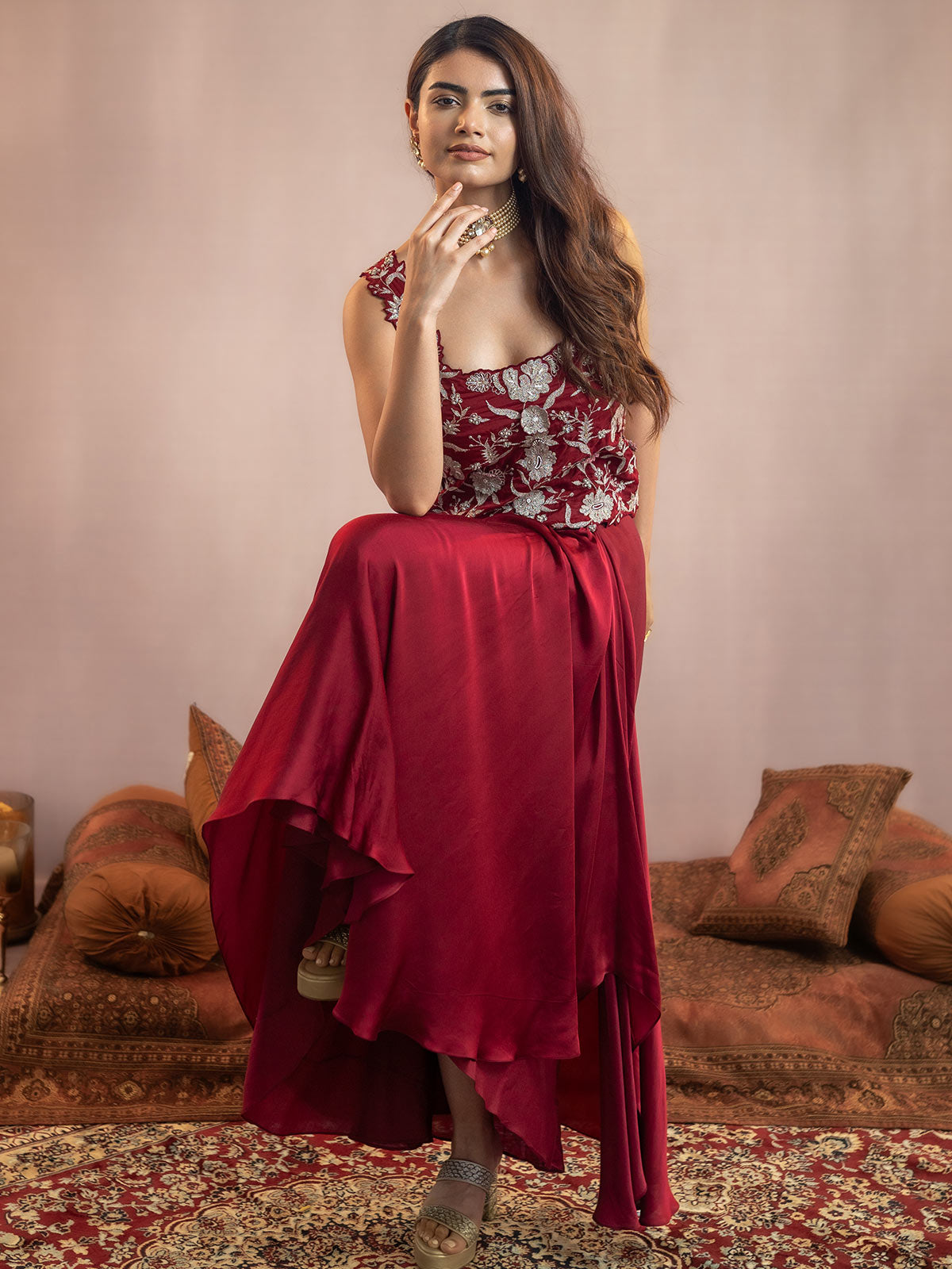 Falak Skirt Set