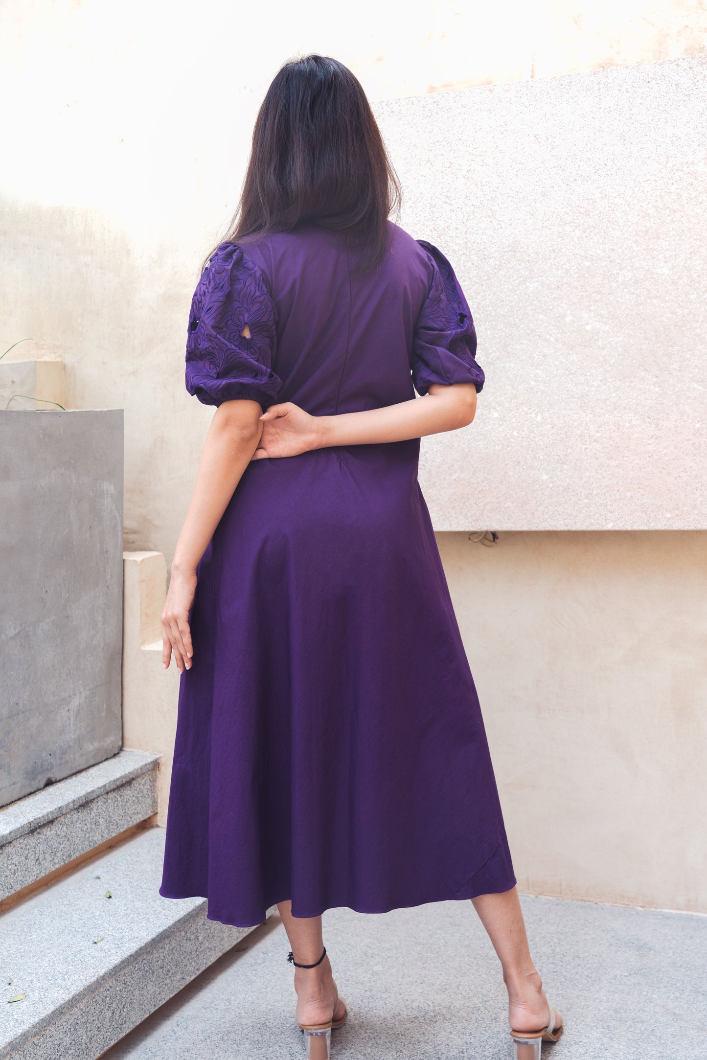 Purple String Dress