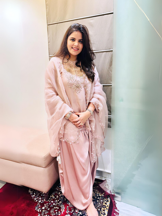 Mauve Kurta Set