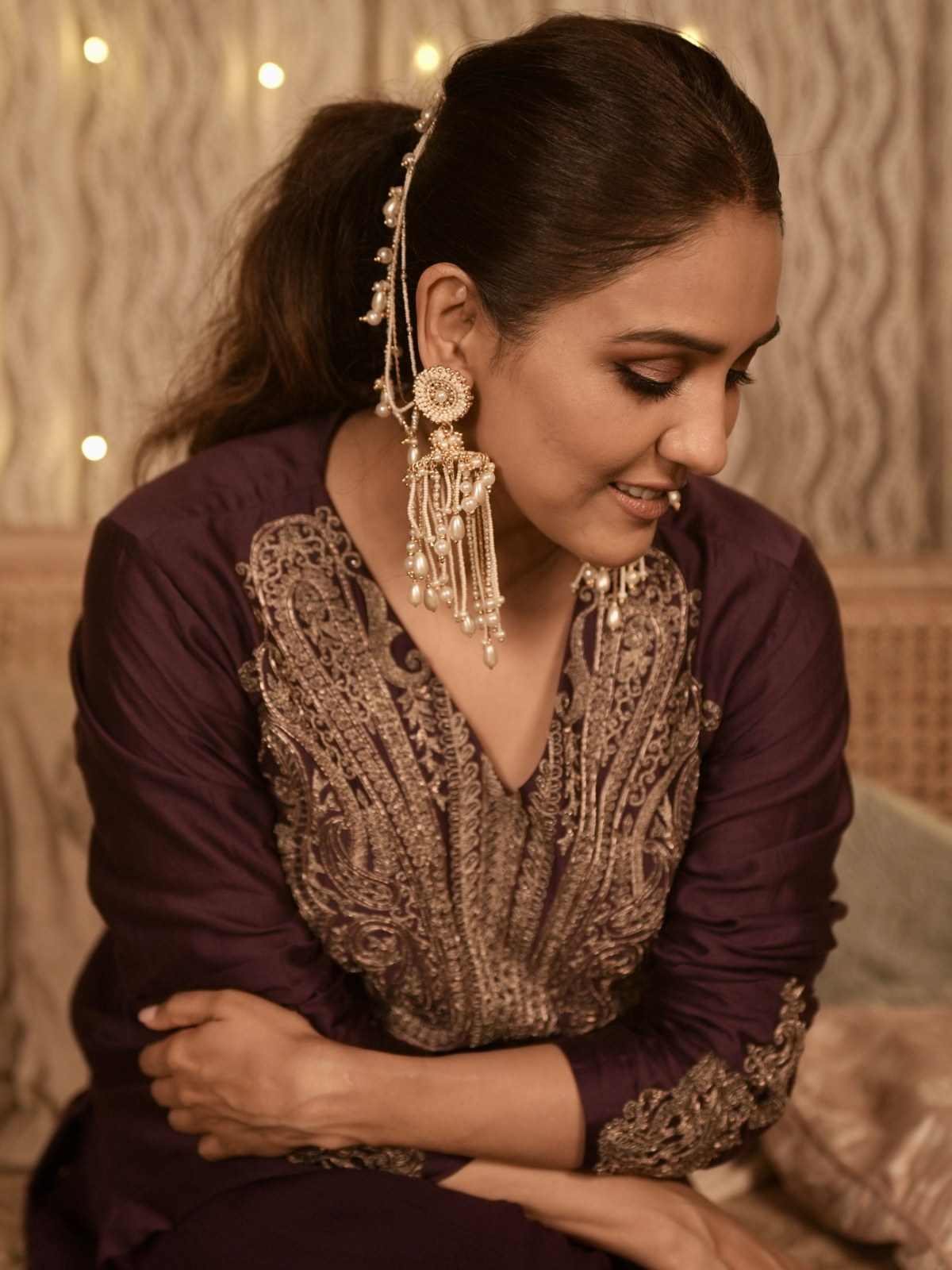 Neeti Mohan in Kolka Kurta Set