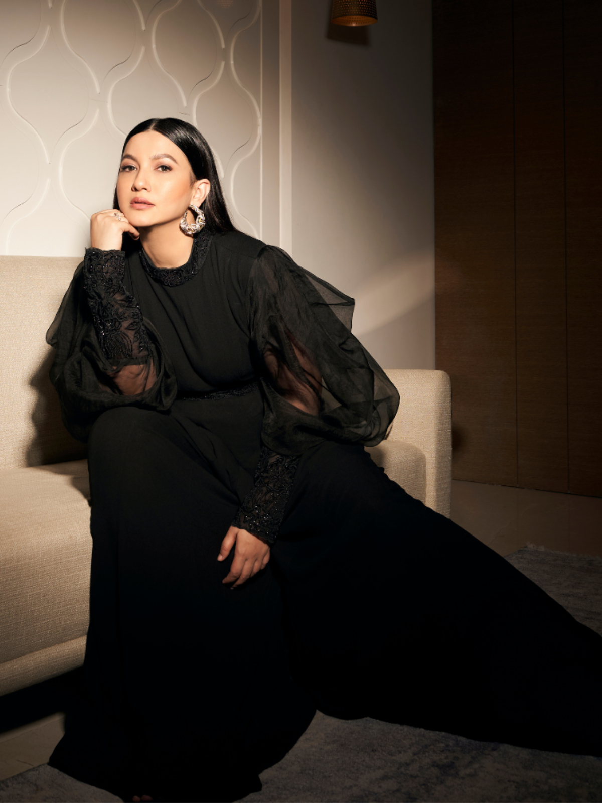 Guauhar Khan in Nerissa Jumpsuit