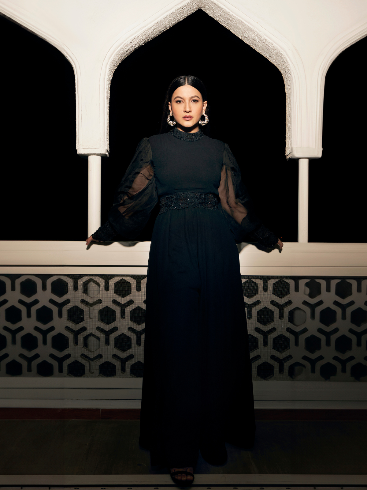 Guauhar Khan in Nerissa Jumpsuit