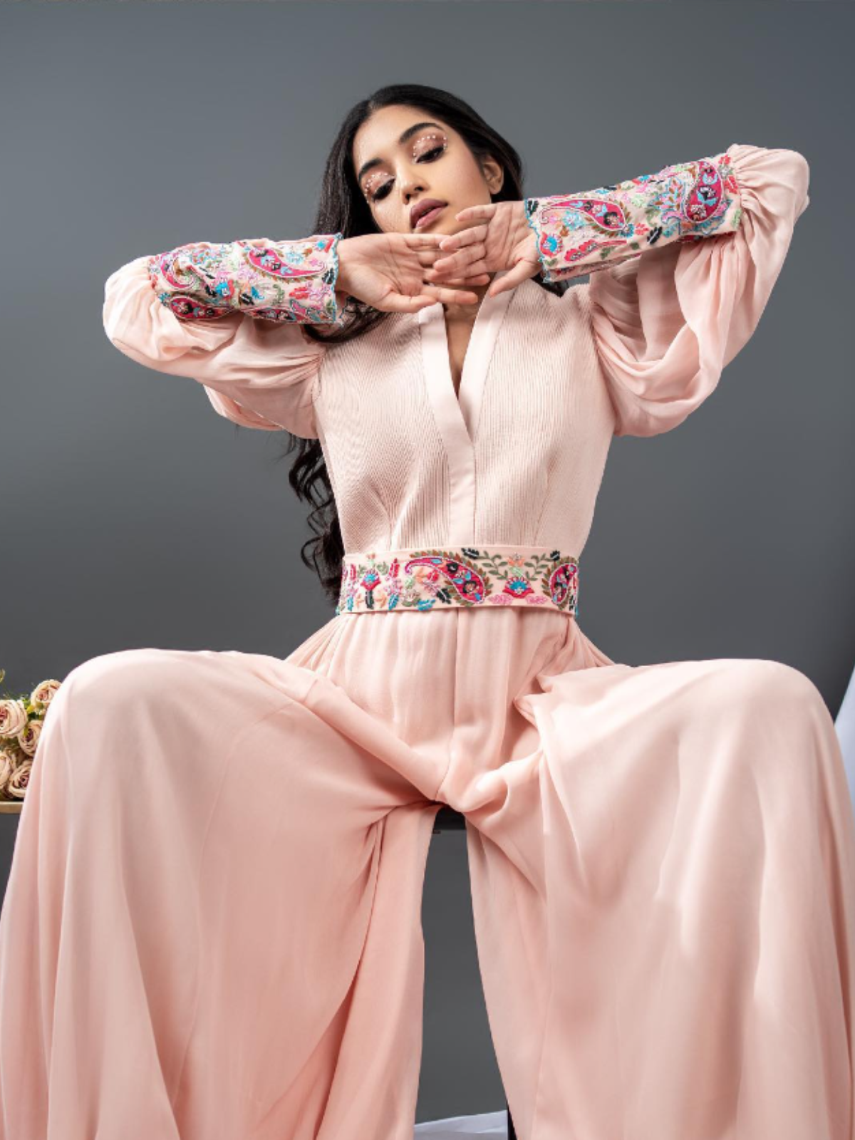 Paisley Pink Jumpsuit