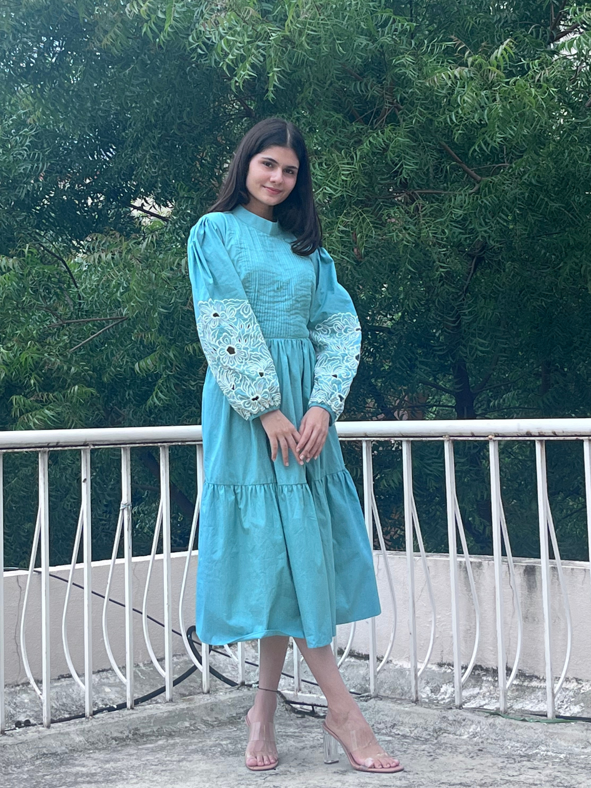 Sky Blue Summer Dress Aanchal Vijaywargi Sky Blue Summer Dress Aanchal Vijaywargi