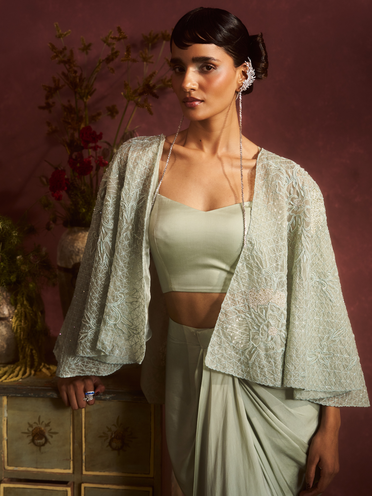 Sage Serenity Drape Set