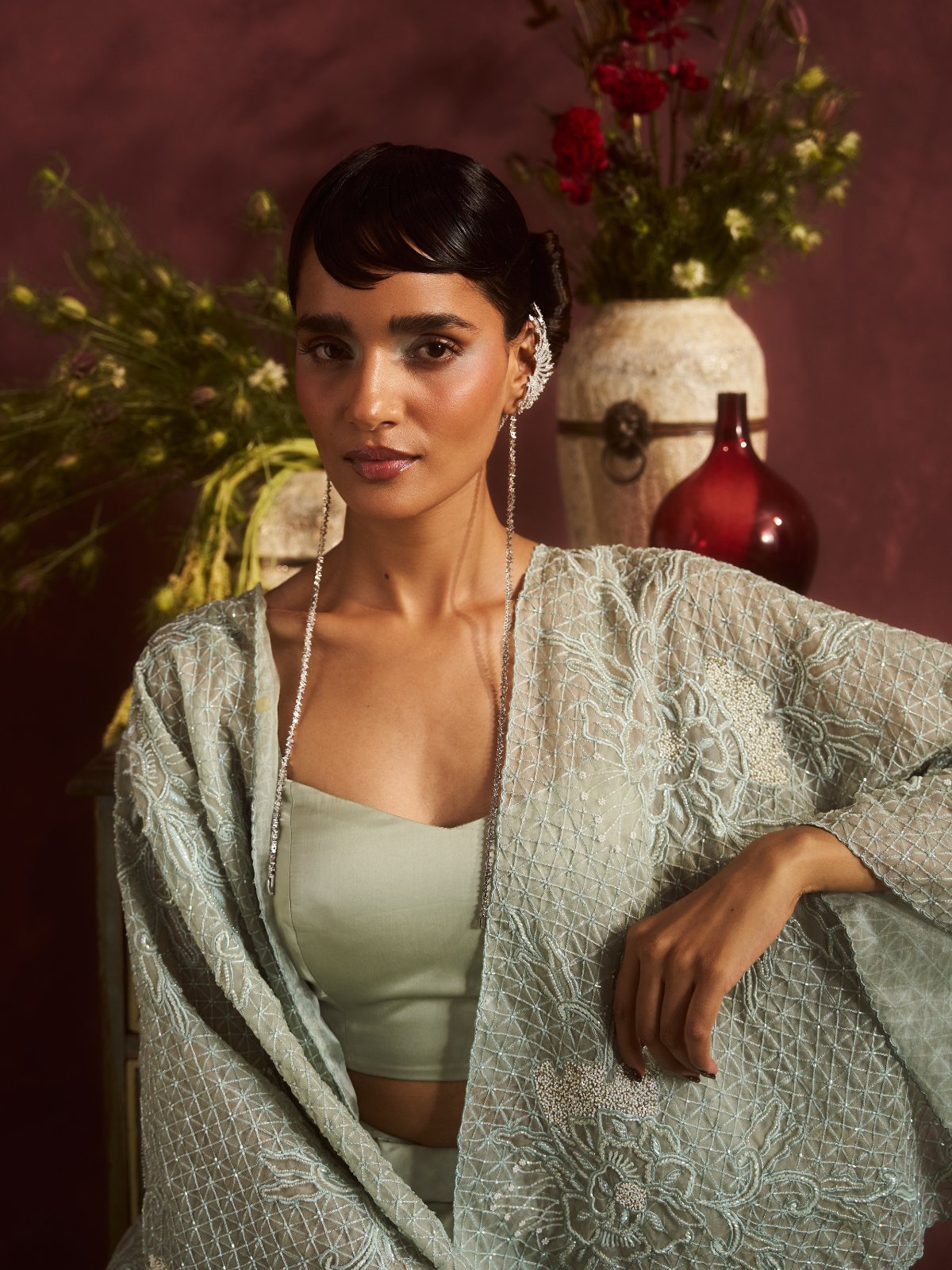 Sage Serenity Drape Set