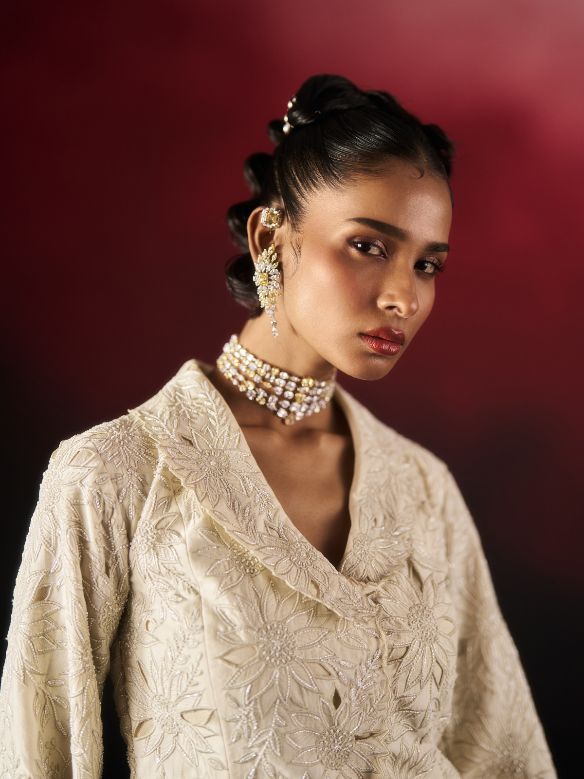 Pearl Glow Blazer Set