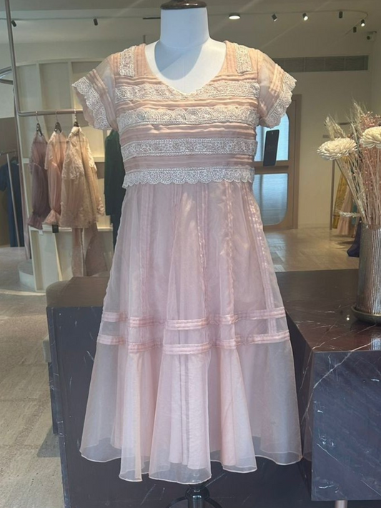 Blush Pink Midi dress