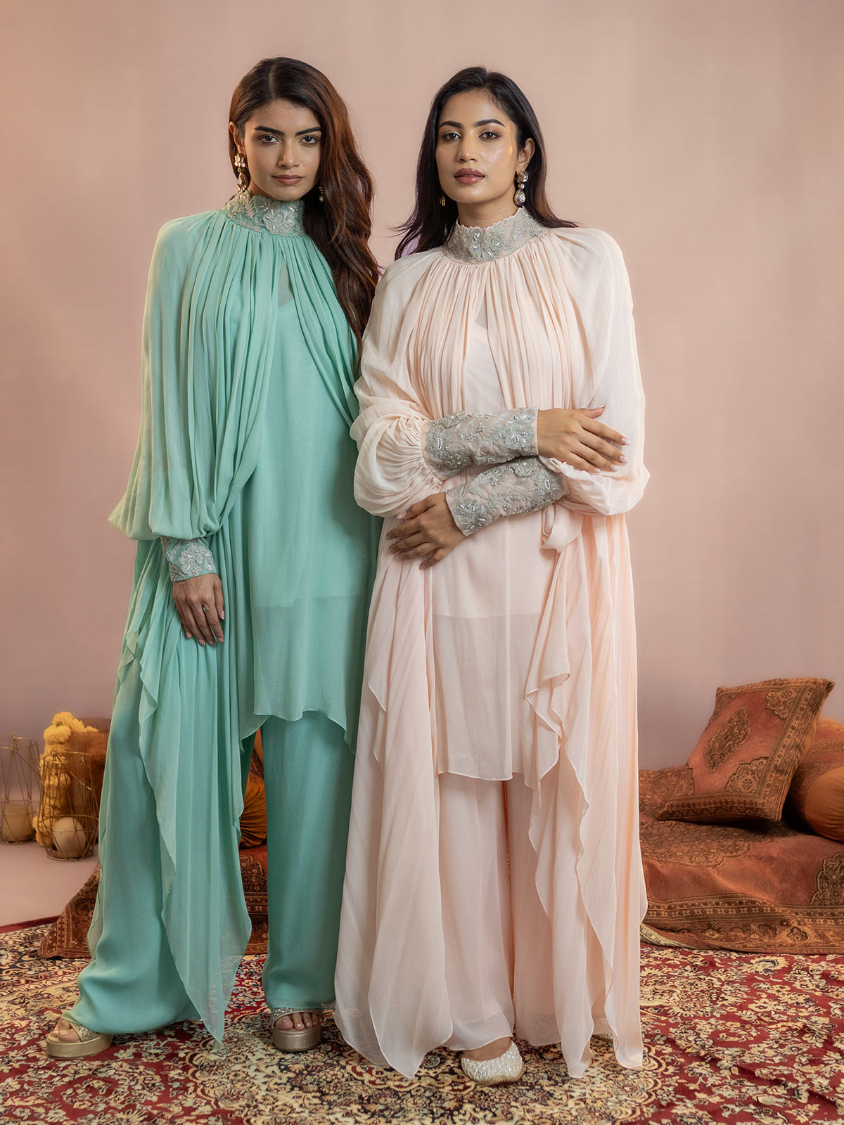 Akira- Draped Kaftan Firzoa