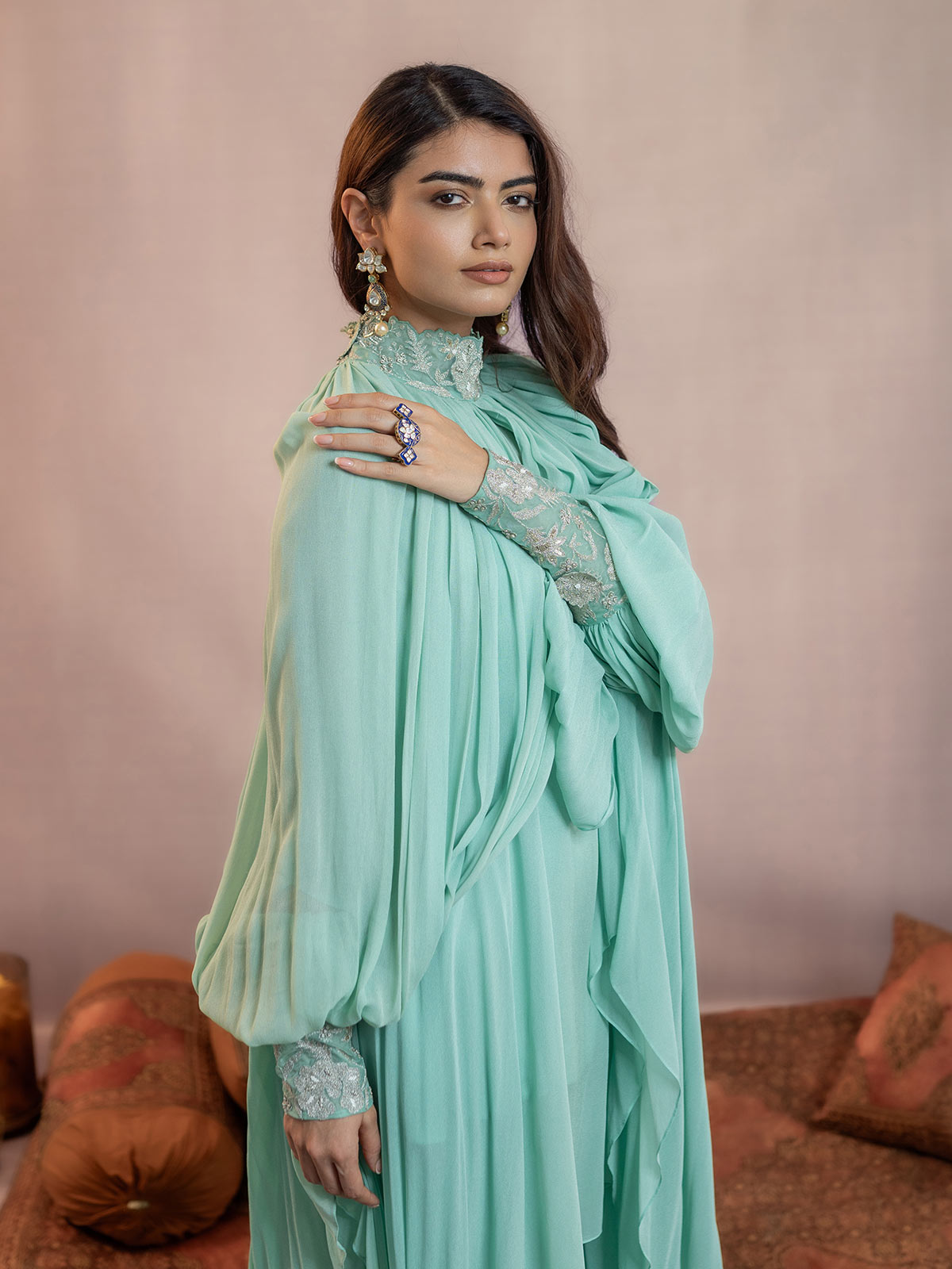 Akira- Draped Kaftan Firzoa