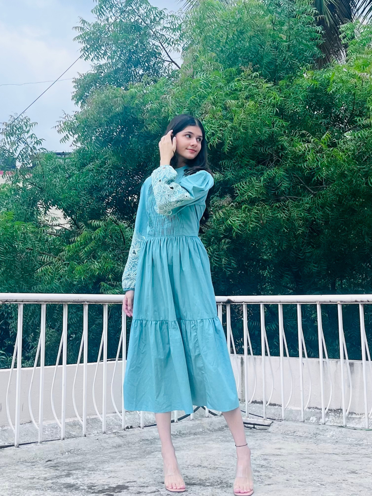 Sky Blue Summer Dress